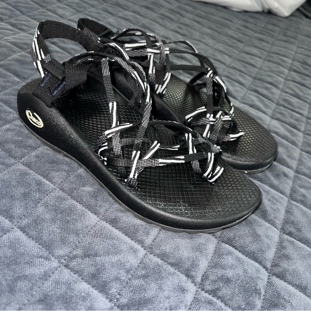 Chaco Strappy Sandals ZX/3 Classic Womens 8 Black Hiking Sport Shoes - Picture 10 of 10